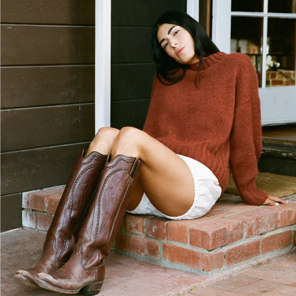 Terracotta Made By Minga Baby Alpaca Sweater